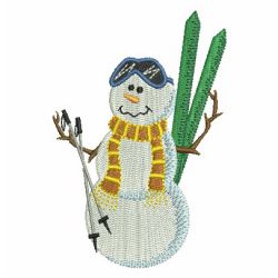 Cute Winter Snowmen 5 01 machine embroidery designs