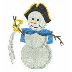 Cute Winter Snowmen 5 07 machine embroidery designs