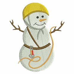 Cute Winter Snowmen 5 08 machine embroidery designs