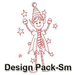 Stick Wizards Redwork(Sm) machine embroidery designs