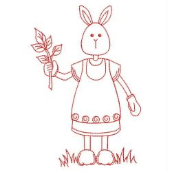 Garden Rabbit Redwork 09(Md)
