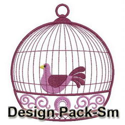 Bird in Cage(Sm) machine embroidery designs