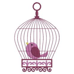 Bird in Cage 01(Md) machine embroidery designs