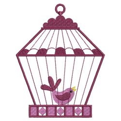 Bird in Cage 05(Md) machine embroidery designs