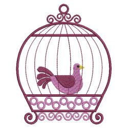 Bird in Cage 07(Sm) machine embroidery designs