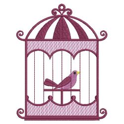 Bird in Cage 09(Md) machine embroidery designs