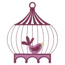 Bird in Cage 10(Sm) machine embroidery designs