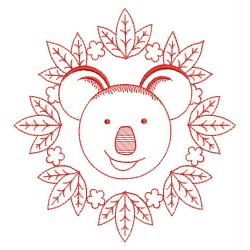 Animal Faces Redwork 01(Sm) machine embroidery designs