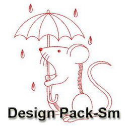 Animals in The Rain(Sm) machine embroidery designs