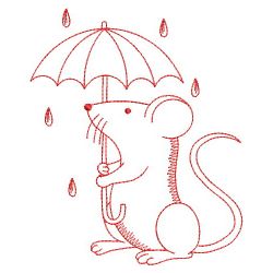 Animals in The Rain 01(Lg) machine embroidery designs