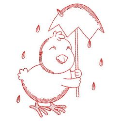 Animals in The Rain 04(Lg) machine embroidery designs