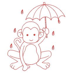 Animals in The Rain 09(Lg) machine embroidery designs