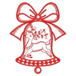 Christmas Bell Redworks 10(Lg)