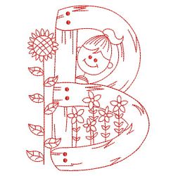Peek a Boo Alphabets 02(Md) machine embroidery designs