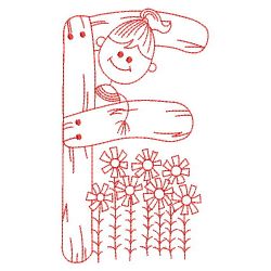 Peek a Boo Alphabets 06(Lg) machine embroidery designs