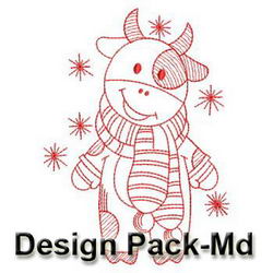 Animal in Winter(Md) machine embroidery designs