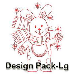 Animal in Winter(Lg) machine embroidery designs