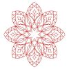 Snowflake Redwork Quilts 03(Lg)