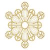 Golden Candlewicking Snowflake Quilts 2 01(Sm)