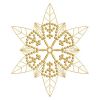 Golden Candlewicking Snowflake Quilts 2 04(Md)