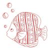 Sea Animals Redwork 04(Md)