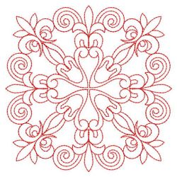 Antique Redwork Quilts 1 05(Md) machine embroidery designs