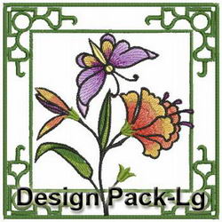 Antique Flowers(Lg) machine embroidery designs