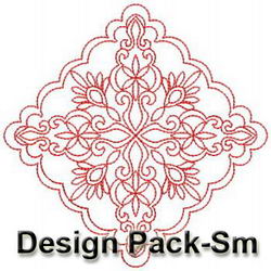 Antique Redwork Quilts 2(Sm) machine embroidery designs