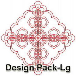 Antique Redwork Quilts 2(Lg) machine embroidery designs