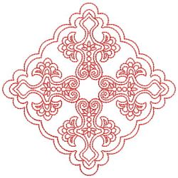 Antique Redwork Quilts 2 02(Sm) machine embroidery designs