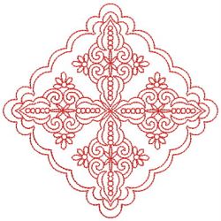 Antique Redwork Quilts 2 08(Md) machine embroidery designs