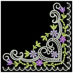 Floral Corner Embellishments 1 01(Lg) machine embroidery designs