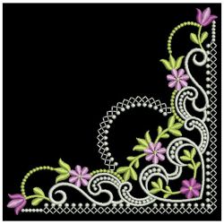 Floral Corner Embellishments 1 02(Lg) machine embroidery designs