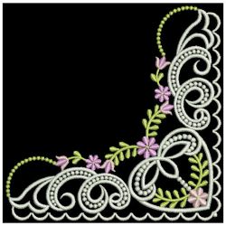 Floral Corner Embellishments 1 05(Lg) machine embroidery designs