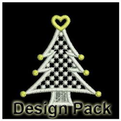 FSL Christmas Trees 2 machine embroidery designs