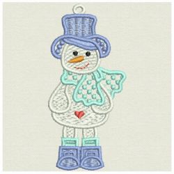 FSL Cute Snowman 5 10 machine embroidery designs