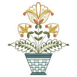 Jacobean Flower Pots 01(Sm)