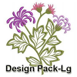 Chrysanthemums(Lg) machine embroidery designs