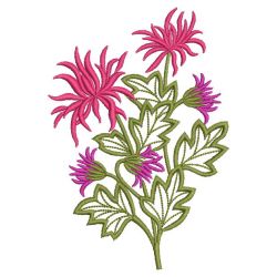 Chrysanthemums 01(Md) machine embroidery designs