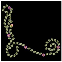 Floral Corner Embellishments 2 02(Lg) machine embroidery designs