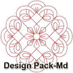 Redwork Quilts(Md) machine embroidery designs