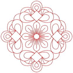 Redwork Quilts 05(Sm)