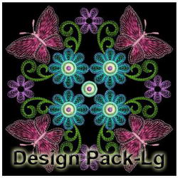 Artistic Butterfly Quilts(Lg) machine embroidery designs