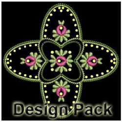 Crystal Flower Blocks machine embroidery designs