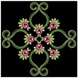Crystal Flower Blocks 01 machine embroidery designs