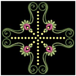 Crystal Flower Blocks 04 machine embroidery designs