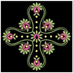 Crystal Flower Blocks 08 machine embroidery designs