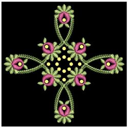 Crystal Flower Blocks 09 machine embroidery designs