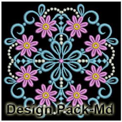 Flower Symmetry Quilts(Md) machine embroidery designs