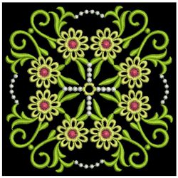 Flower Symmetry Quilts 04(Md) machine embroidery designs